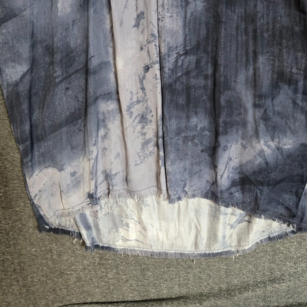 NWT Grade & Gather Blue Gray Splatter Mini‎ Dress S/M - Picture 3 of 9